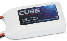 SLS X-CUBE 850mAh 2S1P 7,4V 30C:60C